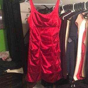 Red dress